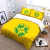 Yellow Bedding, Green Emblem. Bedding Sets Duvet Cover Sets Duvet Covers Pillowcases(1 * Duvet Cover 2 * Pillowcases, Without Duvet Insert)