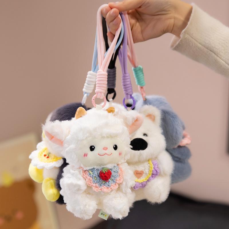 Cute Cute Animal Panda Penguin Pendant Plush Toy Doll Girl Bag Keychain Pendant Cloth