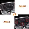 Botão Voodonala Interruptor de Ar Condicionado CD para Dodge Challenger 2015-2024 Charger para Chrysler