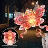 Butterfly Lantern Handheld Spring FestivalDecor DIY Chinese Traditional Lantern for Hanfu Cosplay Chinese New Year Mid-Autumn Festival Decoration