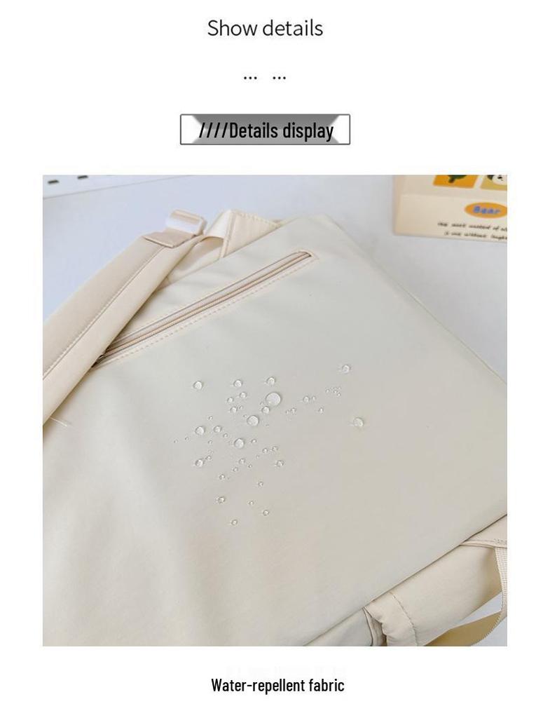 Japanese Korean-Style Cute School Backpack for Girls - Double Shoulder, Large Capacity, Perfect for Middle and High School Students