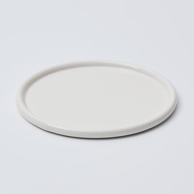 LASSIETTE NUBE Ceramic Small Round Plate Dishwasher Safe Yellow, White