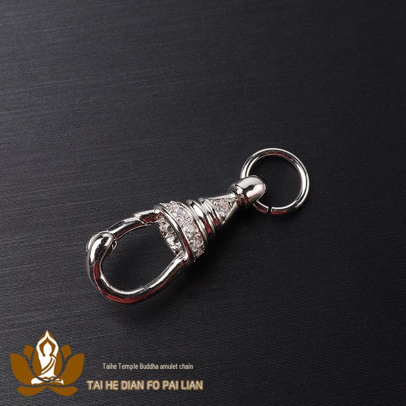 

18K Gold-Plated Micro-Diamond Eagle Necklace with Rotating Hook Buckle Default