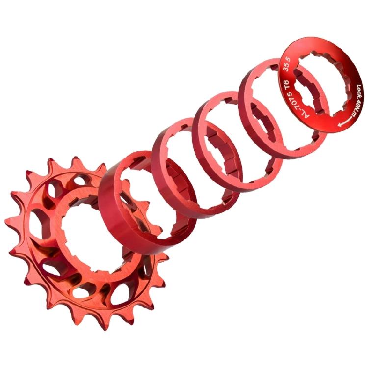 18T Single Speed Aluminum Alloy Cog Bike Freewheels High Strength 18T Single Speed Cog Bicycles Sprocket  Freewheels
