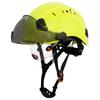 CE Anti-Smash Construction Safety Helmet with Dual Goggles, ABS Material, National Standard