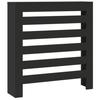 VidaXL Black Radiator Cover 78x20x82 Cm Engineered Wood, Radiator Cap, Top Radiator Cover, Profile Radiator 852682
