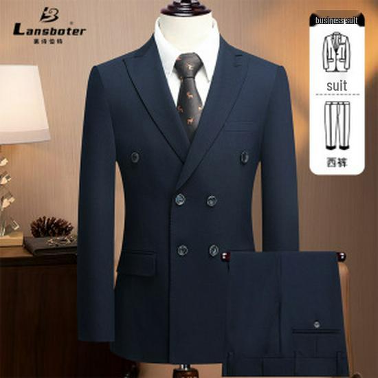 Men's Mid-Length Wool Jacket: Autumn/Winter Style for Mature and Elderly - Cotton-Padded, Thickened, Business Casual.