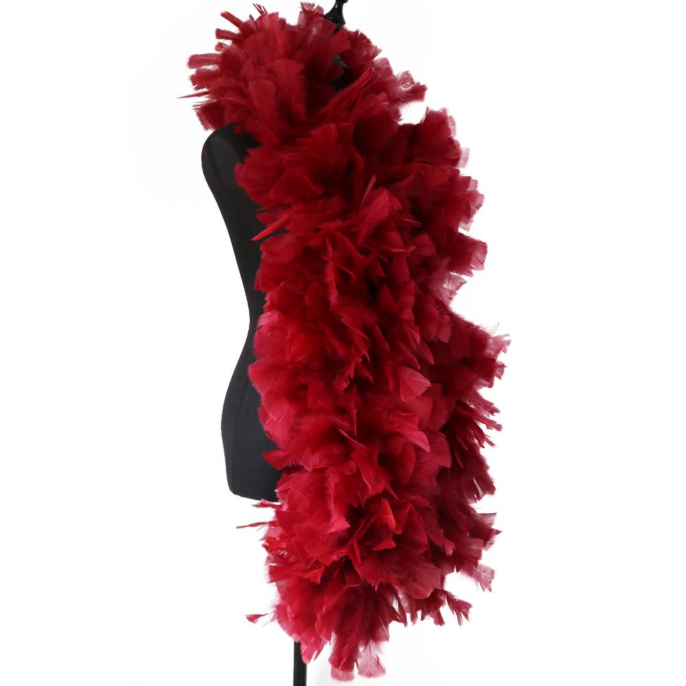 DIY 200Gram Pink Turkey Marabou Feather Boas Trim Scarf 2Meter Feathers Clothing Wedding Party Shawl Decoration Plumes Crafts Scarf