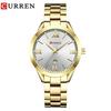 Curren 9007 Women's Waterproof Steel Band Quartz Watch with Calendar