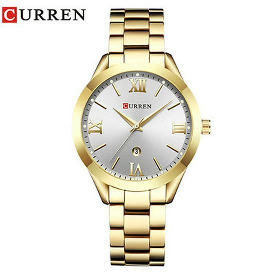 Curren 9007 Women s Waterproof Steel Band Quartz Watch with Calendar
