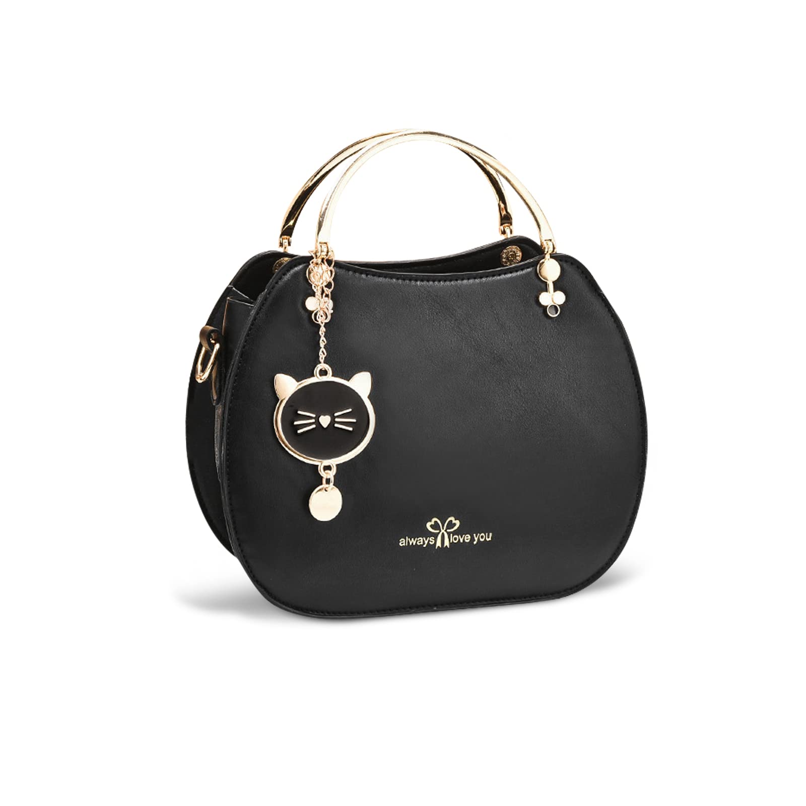 

NICOLE & DORIS Mini Handbag, Women s Shoulder Bag, Small, Popular, with Charm, 2-Way, Waterproof, Cute, Round, Standing, Shoulder Bag, Handbag, Mini