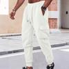Men's Solid Color Workwear Jogger Ccasual Sports Plaid Outdoor Trousers