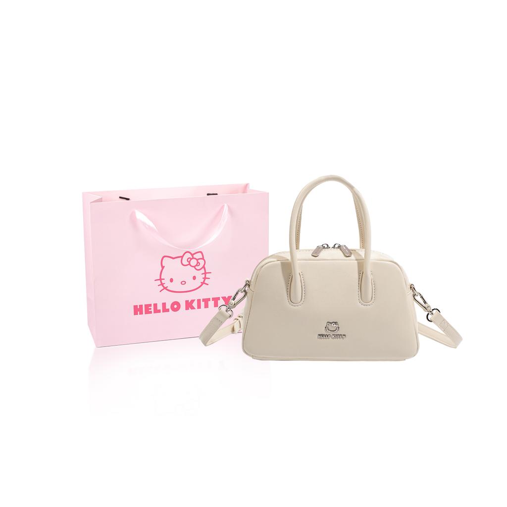 New Sanrio Hello Kitty PU Crossbody Bags Regular Women's Pink/Purple/Ecru SHHF51777