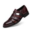 Source New Flat Bottom Wedge Heel Round Head Hollow Decorative Buckle Casual Versatile Boys Men'S Sandals Shoes