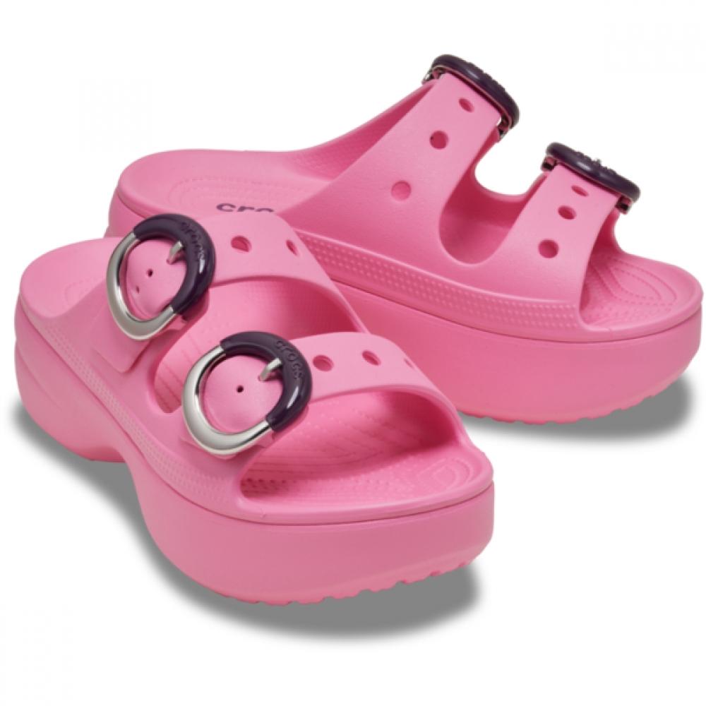 Crocs Sandalo Donna Piattaforma Fibbia Profonda 213246 669