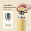Buydeem 640mL Insulated Tea Infuser Tumbler