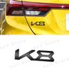 3D Metal K3 K5 K8 Logo Car Fender Side Rear Tail Trunk Emblem Sticker For KIA Sportage K9 Forte Ceed Sorento Cerato Rio Soul  FZ3