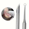 1/2PCS Multifunctional Nail Tool Set, Double-ended Cuticle Remover, Professional Dead Skin Trimmer and Nail File
