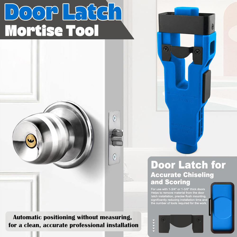 Professional Mortise Door Latch Tool Kit - Essential for Easy Material Removal and Latch Installation