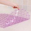 Haushalts-Rutschmatte PVC Badezimmer-Matte mit Massage-Saugnapf Teppich Zubehör