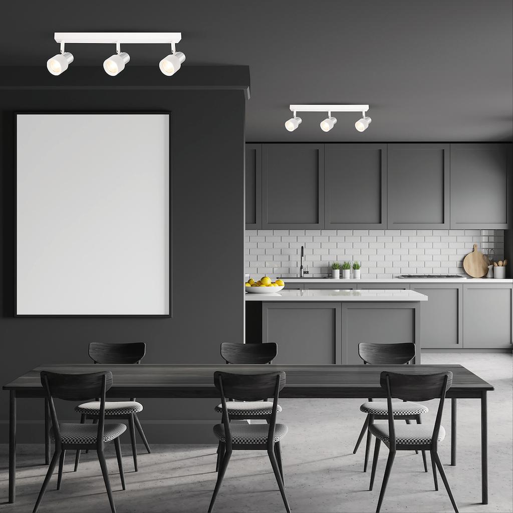 Lampa Przysufitowa Cino 3 Gu10 Biały  Alu Milagro Ml9948