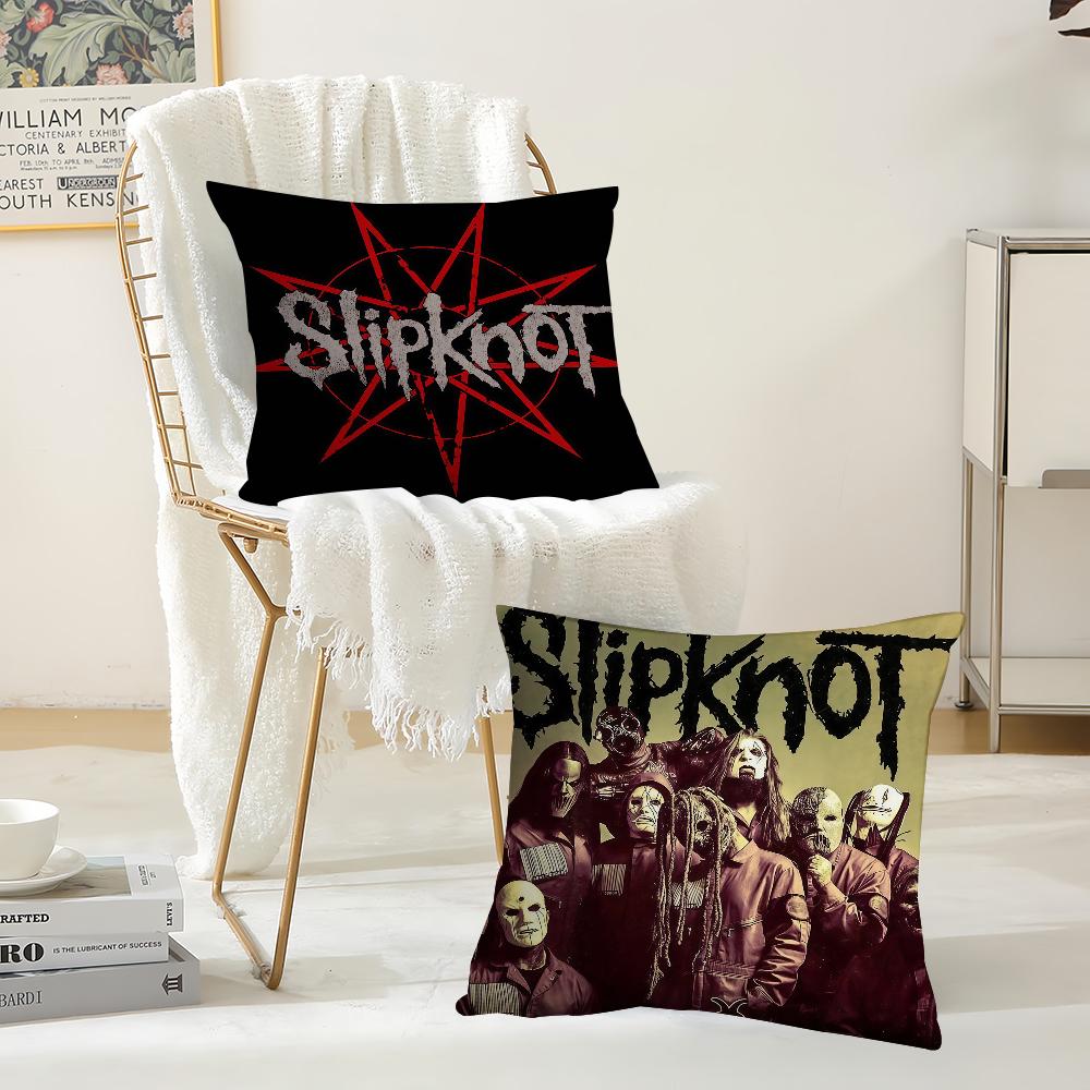 Rocková Kapela S-Slipknot Povlak Na Polštář Kancelářské Polštáře Vhodné Na Pohovku Auto Ložnici Dekorativní Povlak Na Polštář