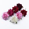 80Pcs Velvet Artificial Flowers Rose Hot Sales Christmas Home Wedding Bridal Bouquet Brooch Diy Girl Headdress Gift Decoration