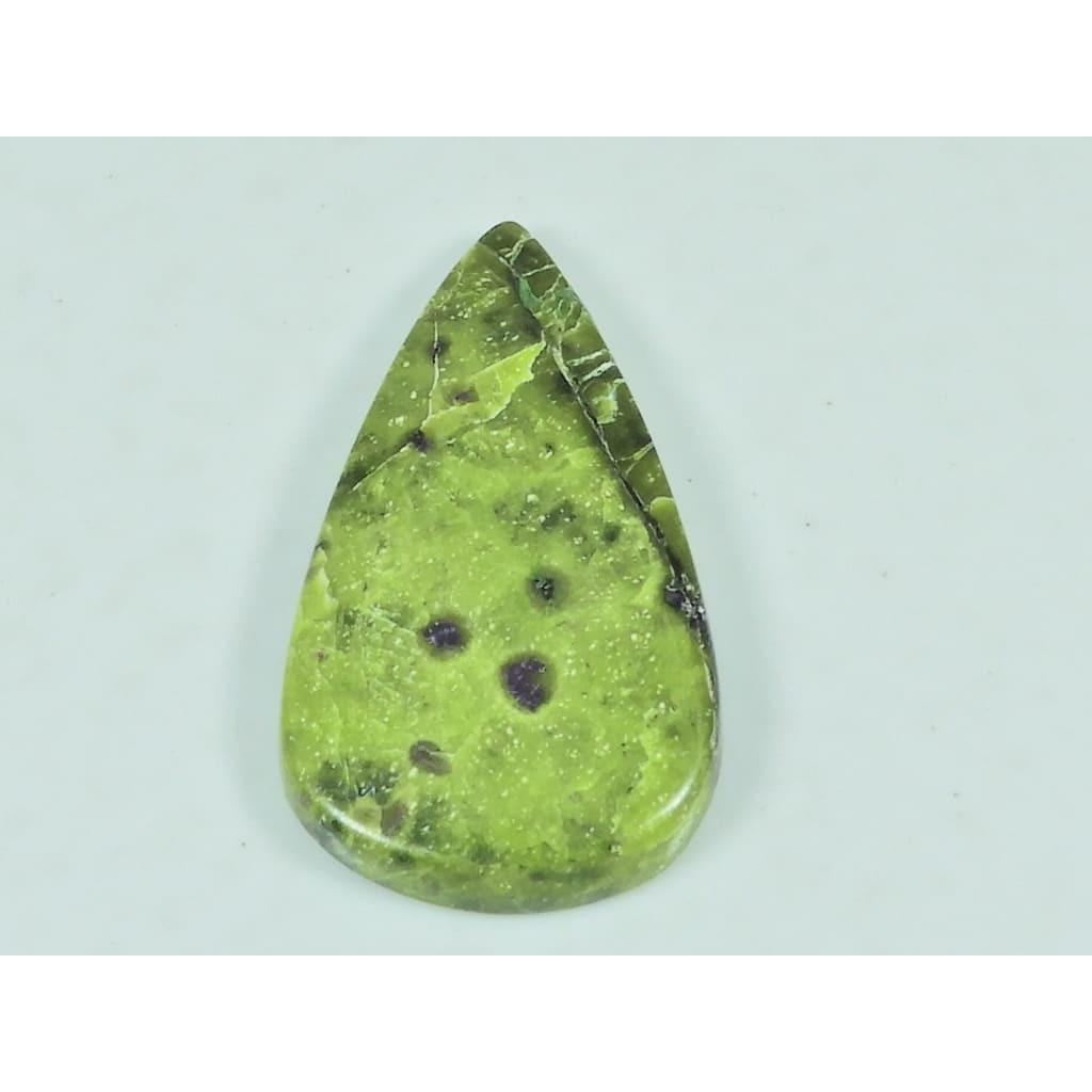 22X40X05MM Natural Atlantisite Pear Shape Cabochon Loose Gemstone 38Cts. G-215
