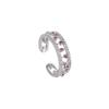 Lindon Classic 925 Sterling Silver Zircon Ring Ladies Jewelry Wedding Promise Party Gift