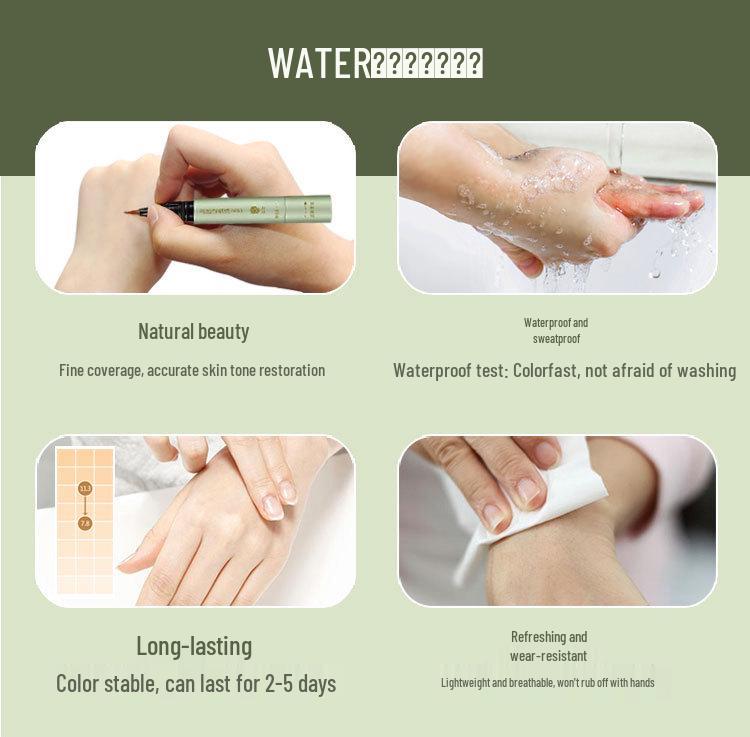 Gai Tuolin Vattentät Vitiligo Täckkräm & Penna