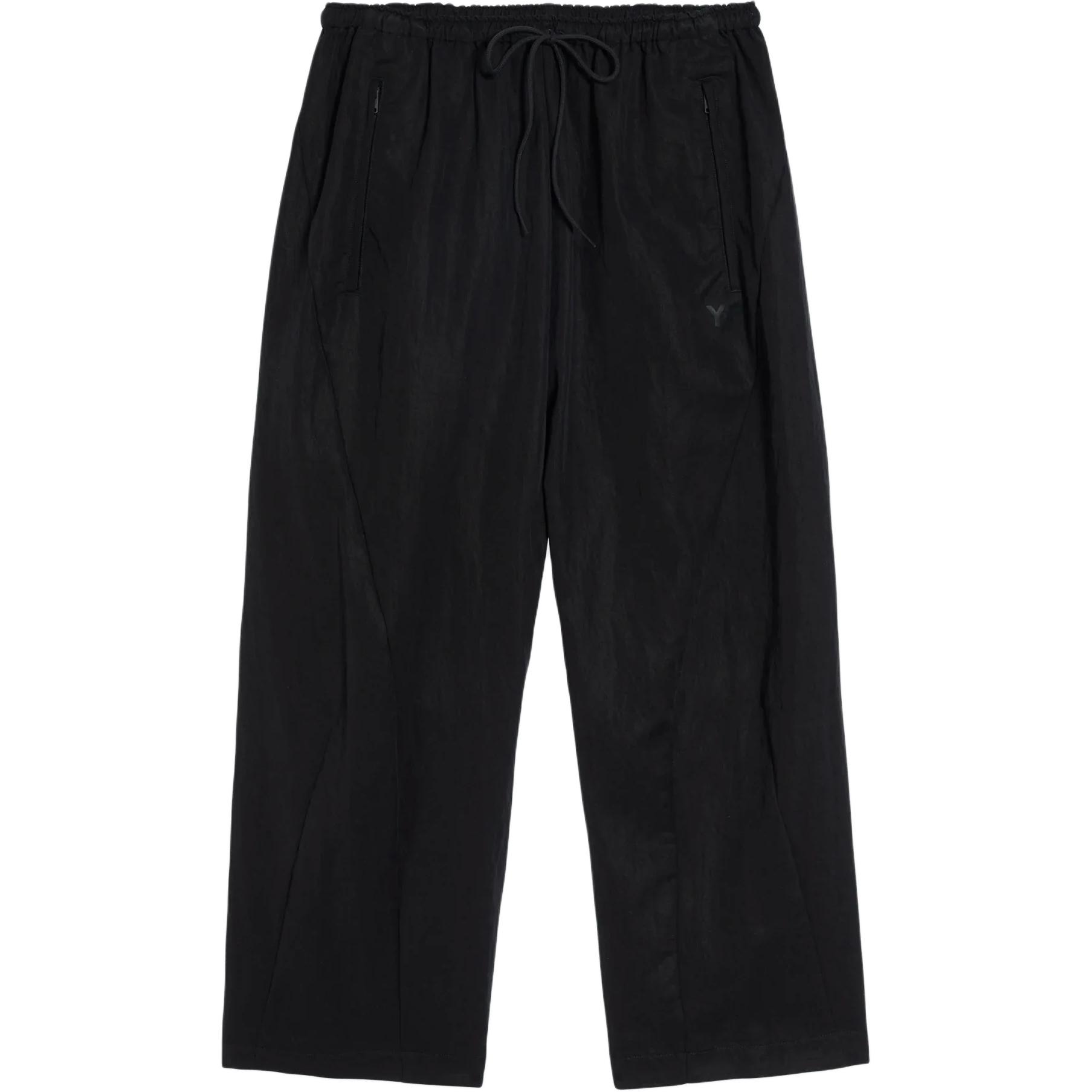 

Y-3 Solid Color Lace-Up Loose Casual Pants Men bottoms Black JD3517 S