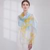 Shanghai Story New Mulberry Silk Scarf Women's Summer Thin Versatile Printed Shawl Mom Gift Scarf