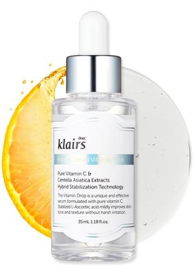 Vitamin C Serum Freshly Juiced Vitamin Drop 35ml Vitamin C Raw Vitamin C Pure Vitamin Dullness Serum Pores Dead Skin Dry Skin Moisture Sensitive Skin