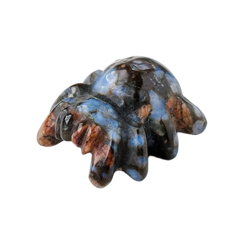 

Healings Crystal Spiders Decors Natural Stone Hand Carved Spiders Sculpture Statue Figurines Gemstones Table Ornament Gift