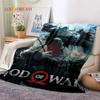 God of War Games Kratos animacinių filmų minkšta flanelinė antklodė lovoms miegamojo sofos piknikui, užklota antklodė lauko laisvalaikio dovanoms
