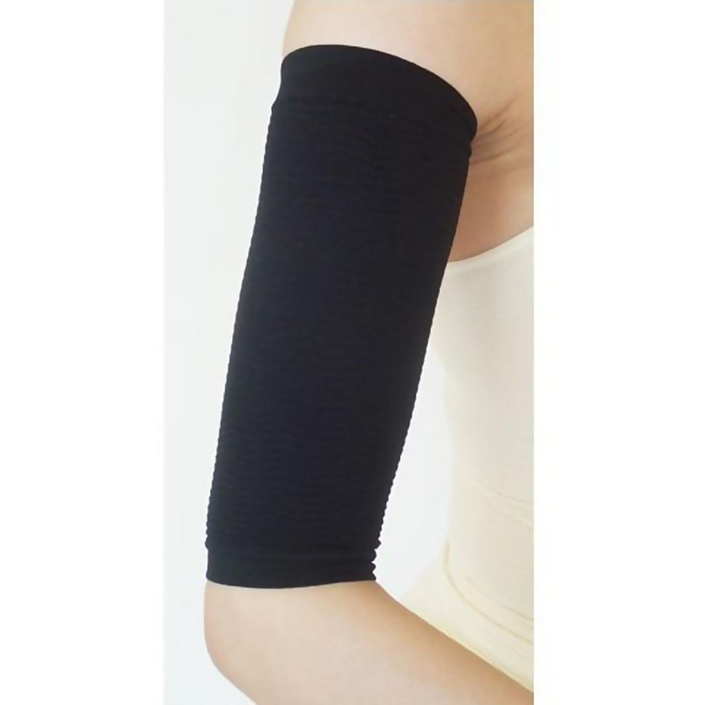 2 Pairs of Shaper Sleeves for Fat Loss, Upper Arm Wrap Bands -