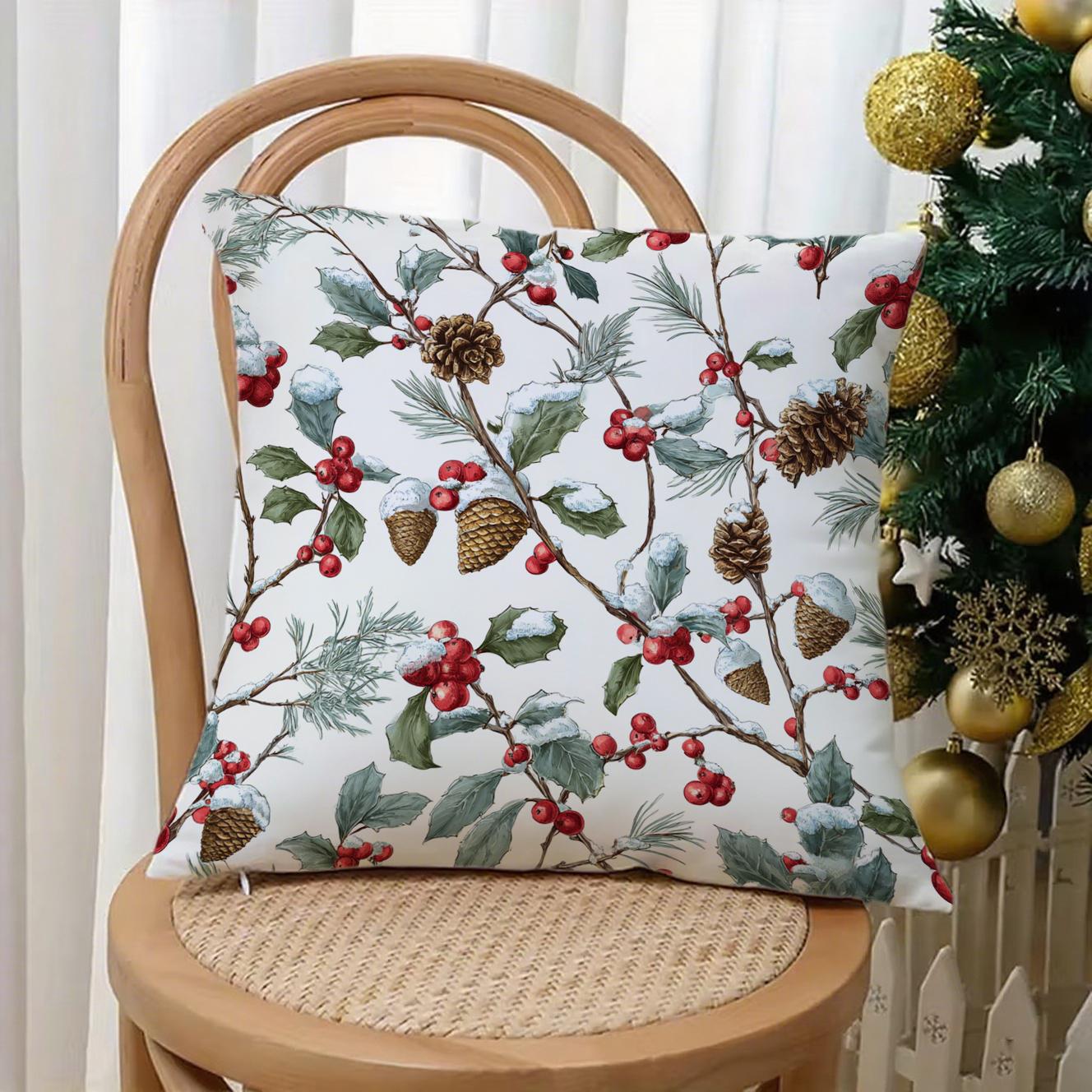 

Christmas-Patterned Pillowcases for HomeSuitable for sofa car bedroom decorative cushion cover pillow cover 16x16Inch