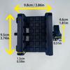 Telescopic Adjustment Telescopic Shockproof Clamp Aluminum Zinc Zinc Alloy Clamp  Fixture