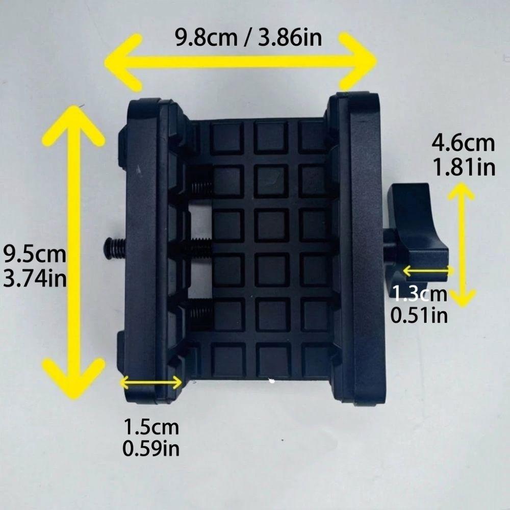 Telescopic Adjustment Telescopic Shockproof Clamp Aluminum Zinc Zinc Alloy Clamp Fixture