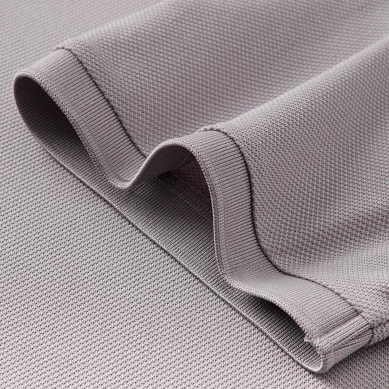 Zhuangji Men's Cooling Mulberry Silk Blend Polo Shirt
