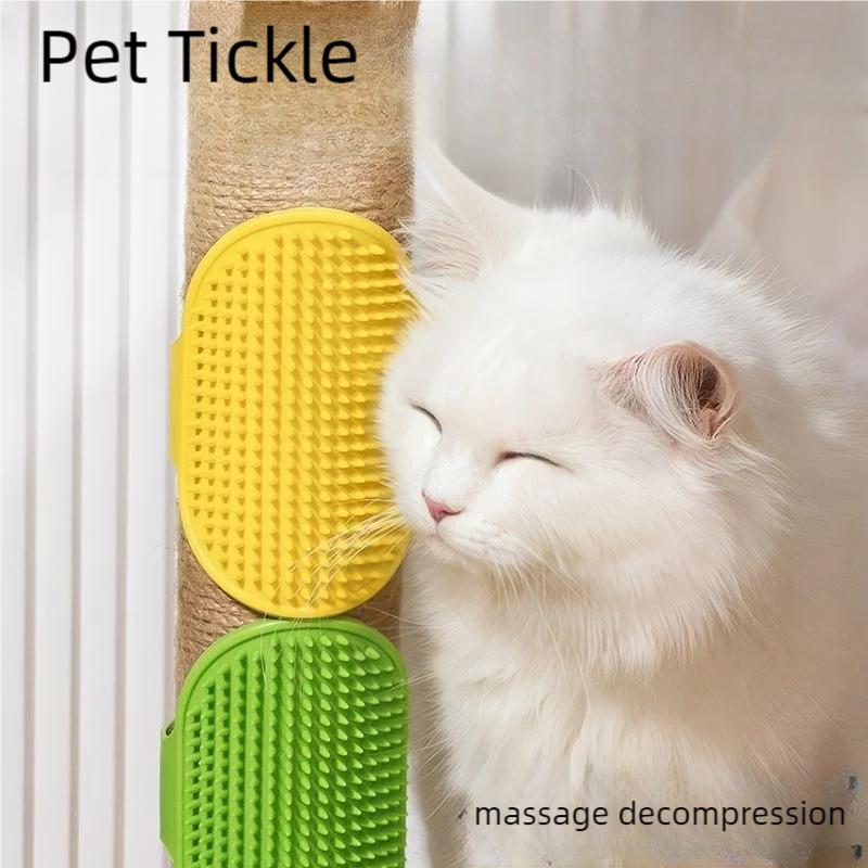 Siliconen Zacht Rubber Huisdier Borstel voor Honden En Katten Kat Haar Verwijderaar Kam Massage Bad Borstel Hond Verzorging Was Schoonmaak Benodigdheden
