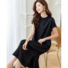 Women's Elegant 92% Silk T-Shirt Dress