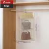 Multi Layer Bag Storage Hanging Bag Wardrobe Storage Hanging Transparent Dustproof Bags Foldable Storages Three-dimensional Bags