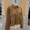 Suede Shirt Style Jacket LC61F3JK505X