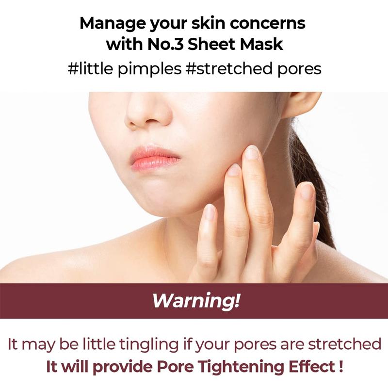 [numbuzin] No.3 Tingle-Pore Softening Mask 27g*4EA