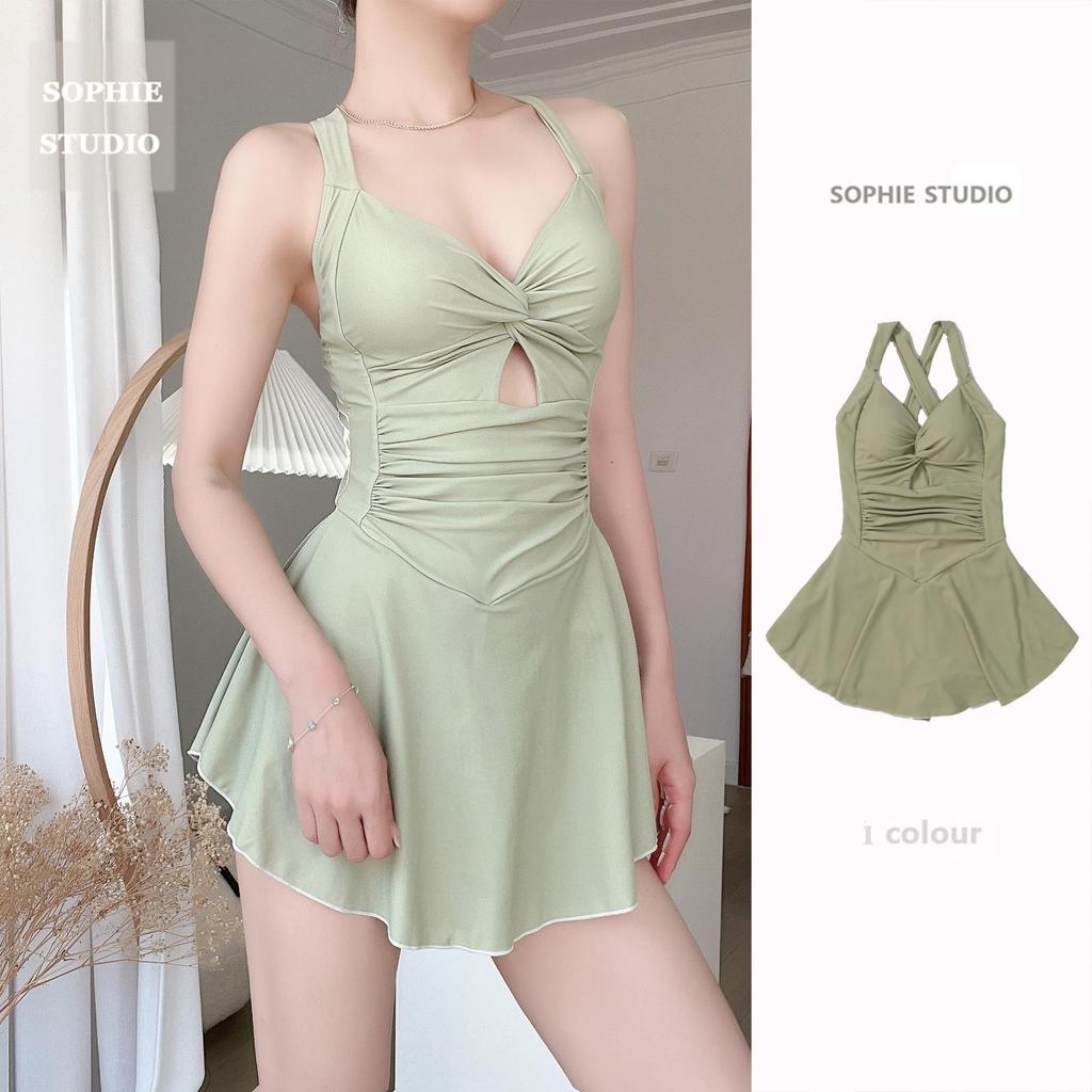 "2023 Women's Sexy Halter Neck One-Piece Swimsuit"