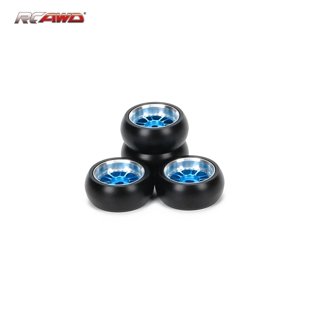 4pcs/set alloy rim wheel classic drift tire Upgrades for rc 1/28 Wltoys K969 K989 P929 drift rally kyosho mini-Z
