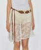 Yuhili Mesh Lace Skirt / White