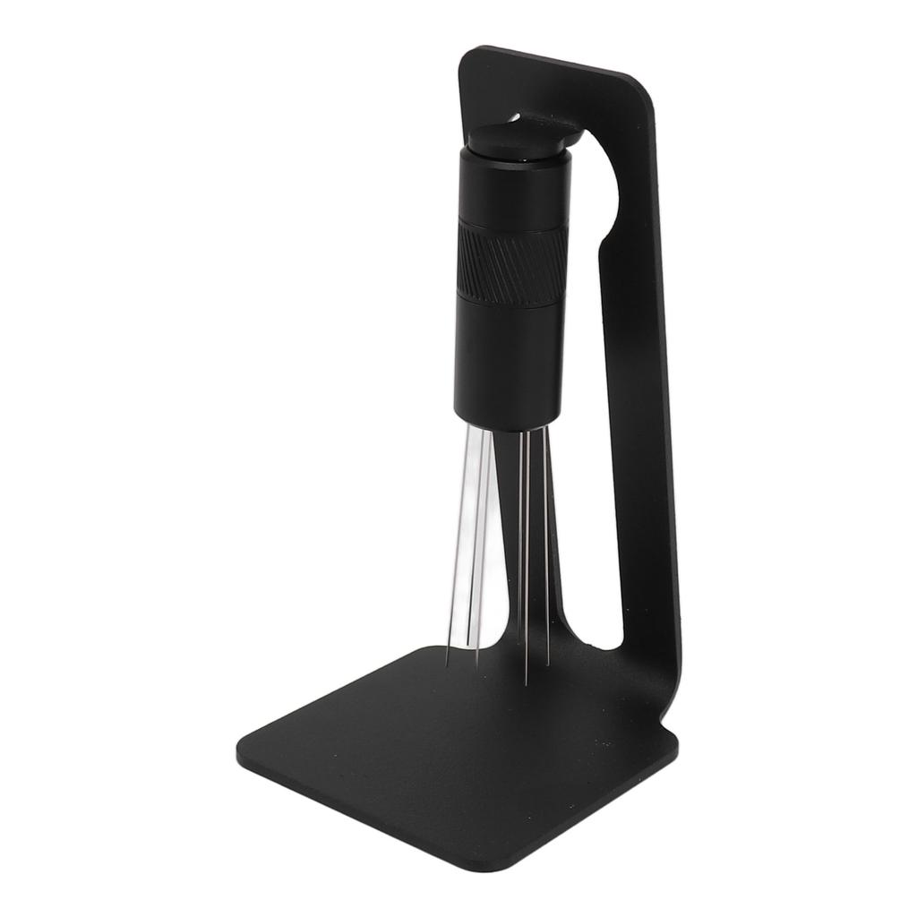 Coffee Stirrer Needle Black 6 Needles Aluminum Alloy Coffee Powder Hand Tamper Distributor for Coffee Bar Non
