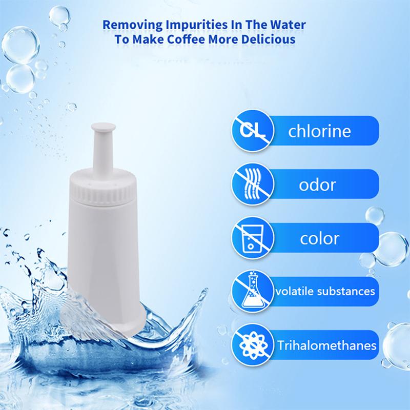 Kafijas automāta ūdens filtrs ir savietojams ar Breville Sage Oracle Touch, Barista, Claro Swiss, Bes878, Bes008 espresso automātiem